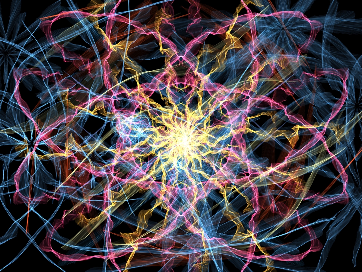 Electric-Rainbow Fractal