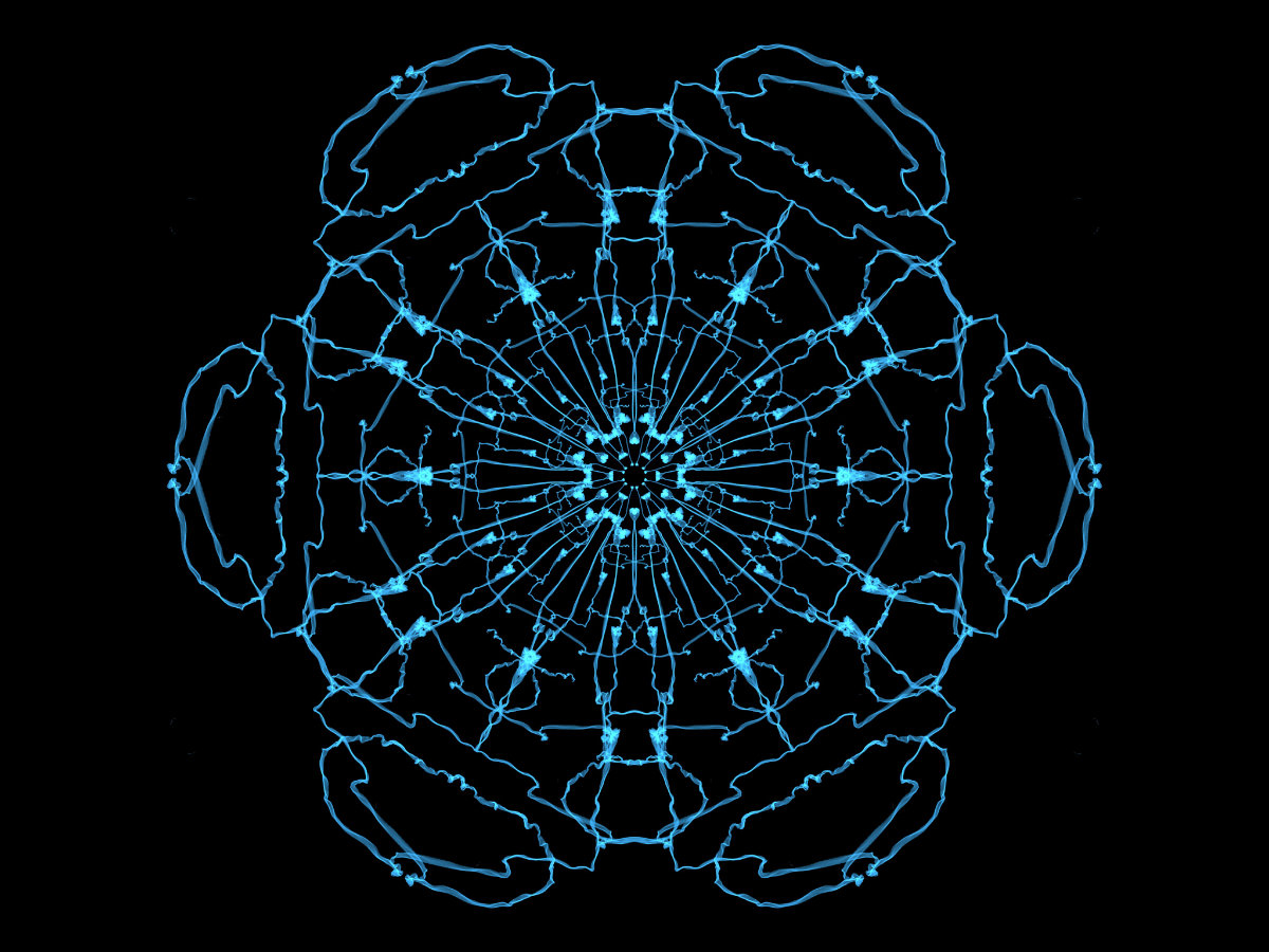 handpainted fractal 143