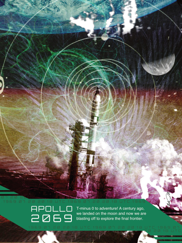 Apollo 2069 Poster The Final Frontier T Minus 0