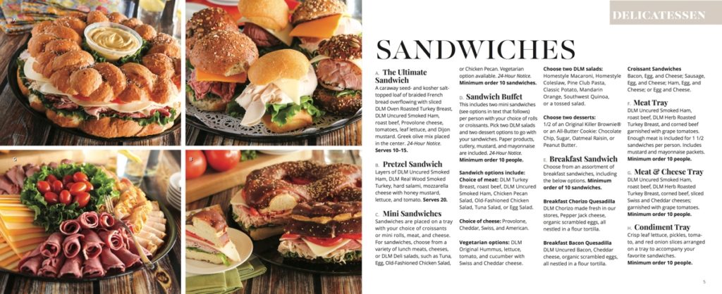 FEAST Party Planning Catalog Inside Spread 1