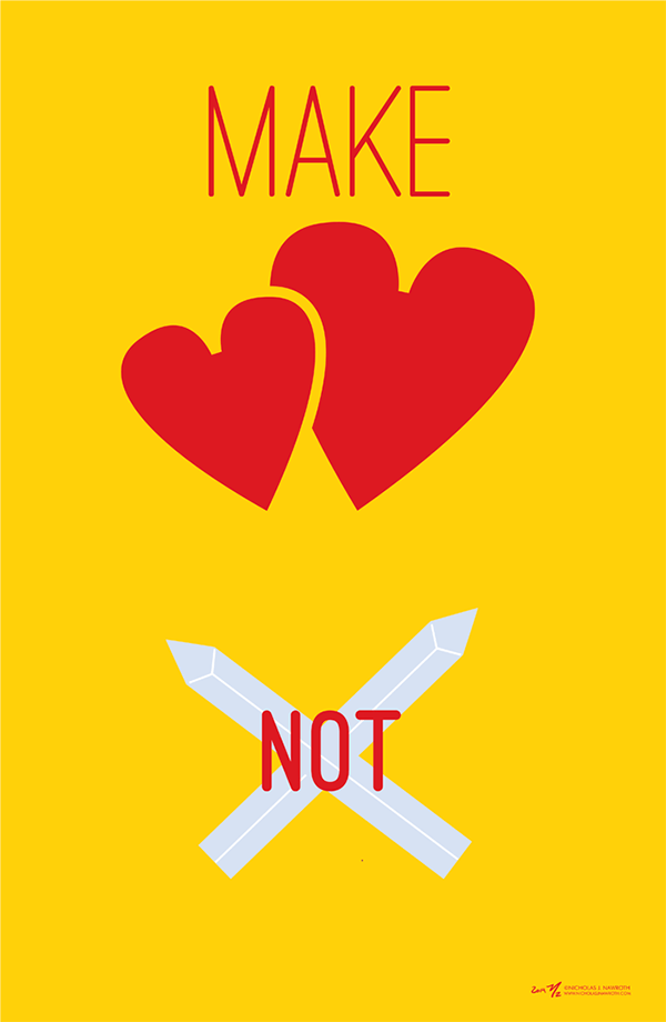 Make Love Not War Poster