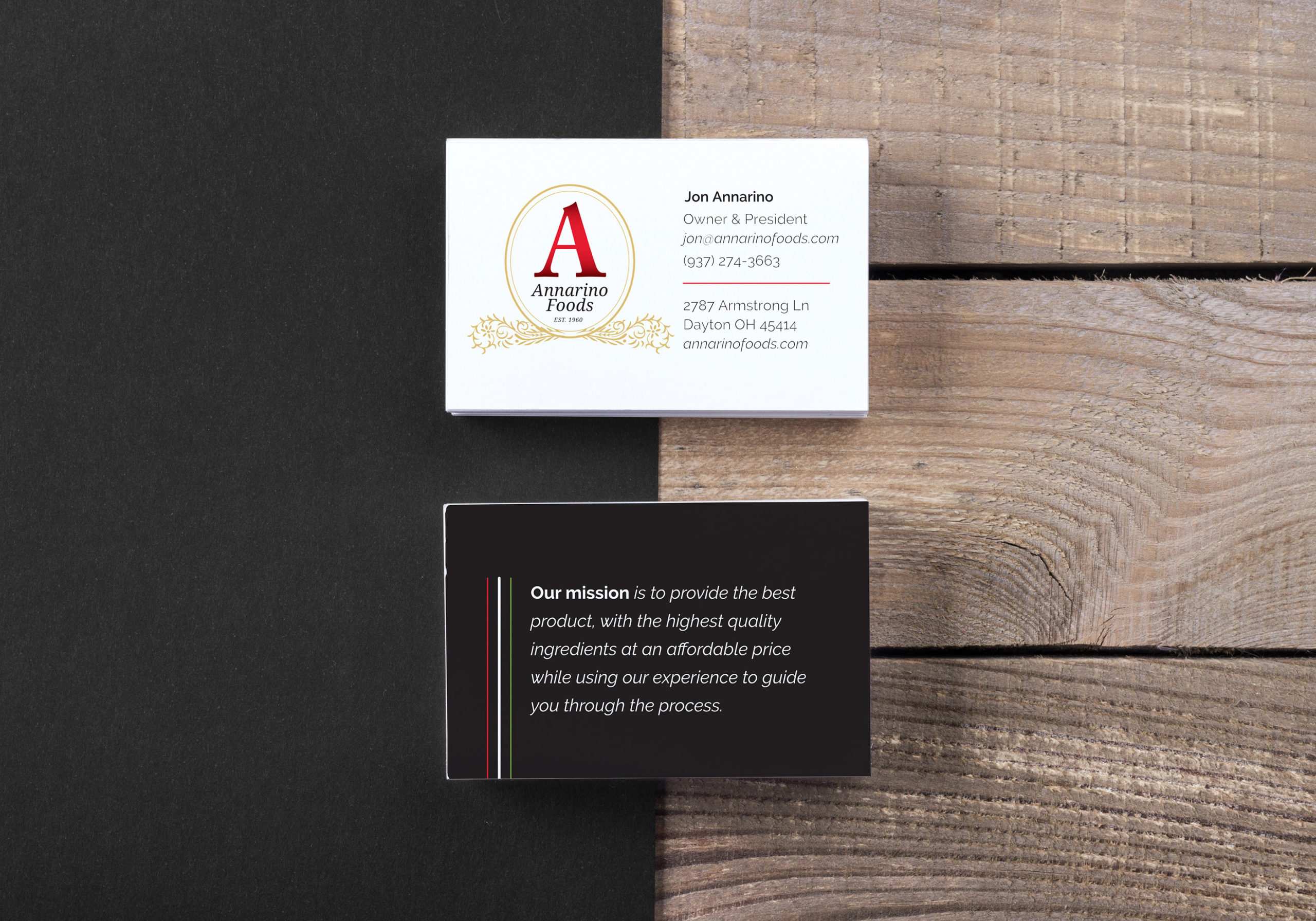 Annarino's Business Cards