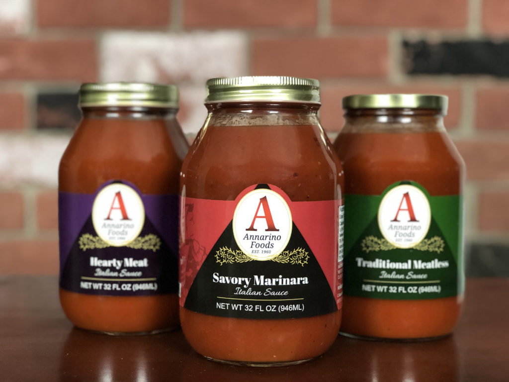 Annarino Foods Sauce Label Redesign 2019