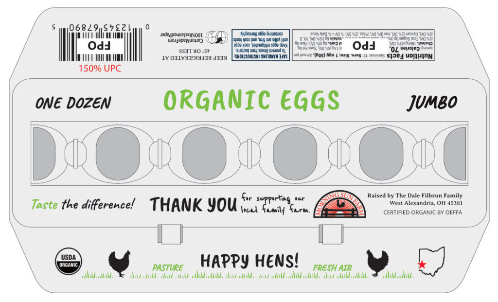 MSF egg carton JUMBO