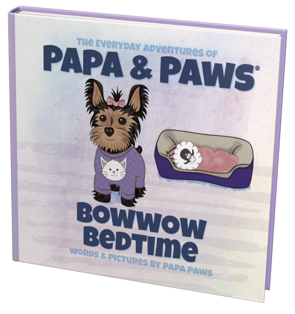 Papa Paws Bowwow Bedtime Square Front 600